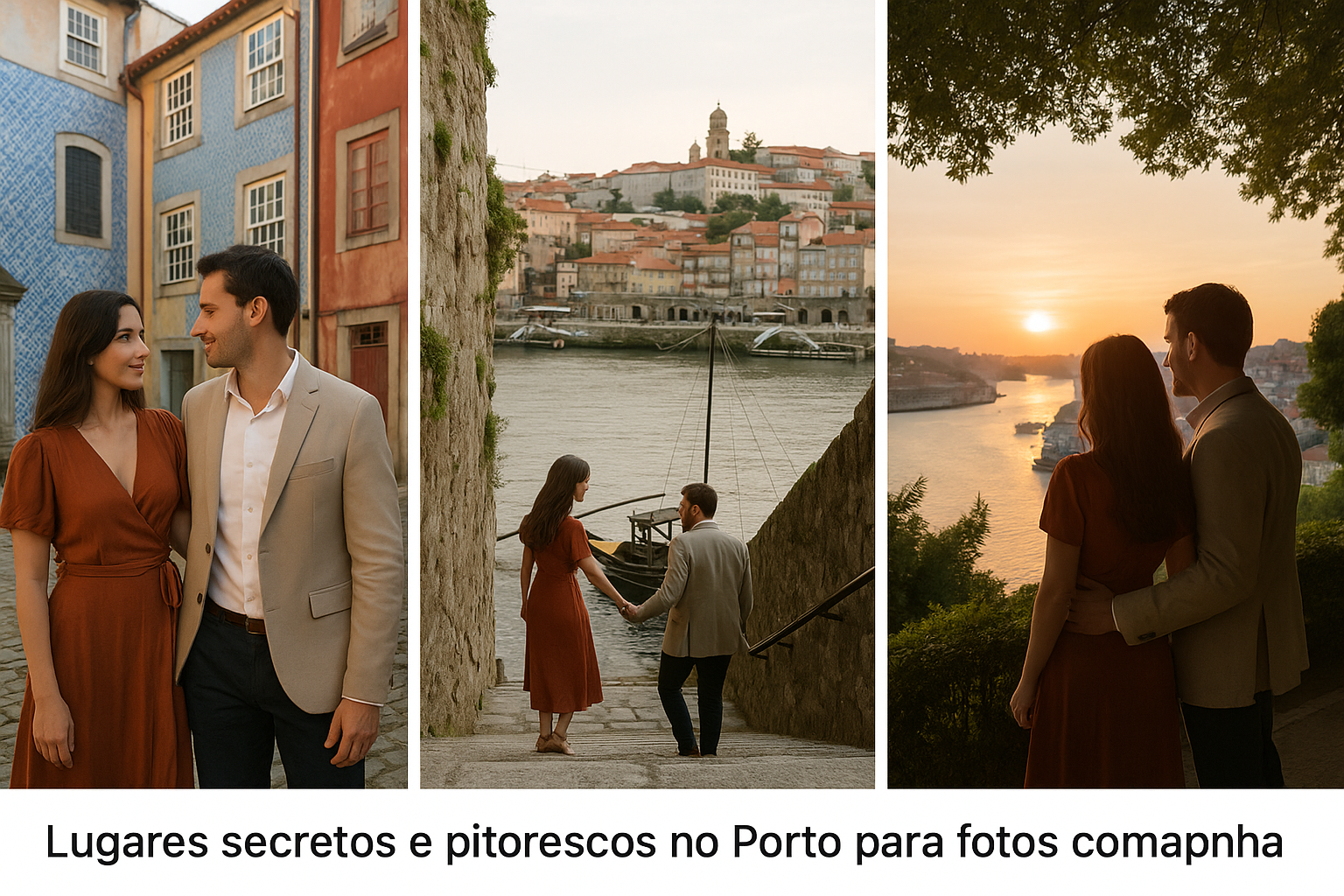 Lugares secretos e pitorescos no Porto para fotos com acompanhante